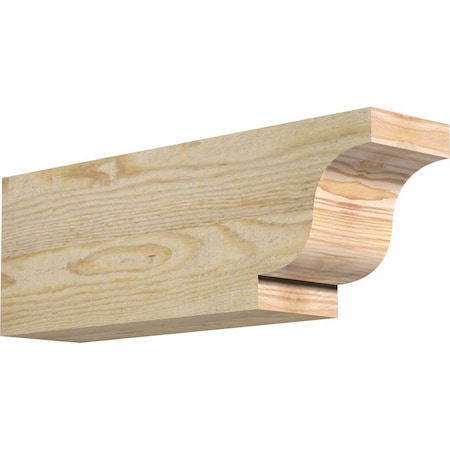 Ekena Millwork Newport Rough Sawn Rafter Tail, Douglas Fir, 4"W x 6"H x 18"L RFT04X06X18NEW00RDF